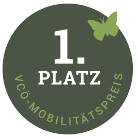 Erster Platz - VCÖ Mobilitätspreis